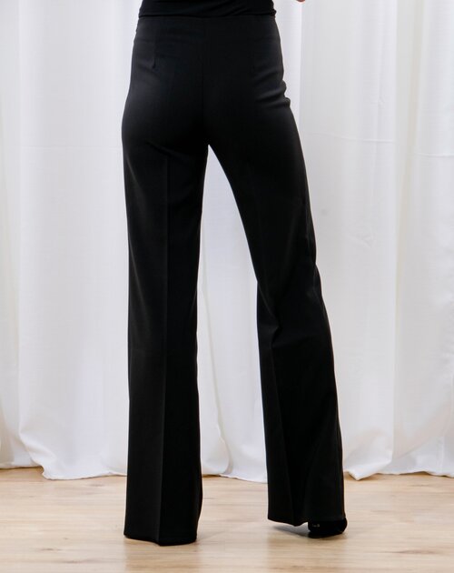 Lange broek flaired Amelia zwart 