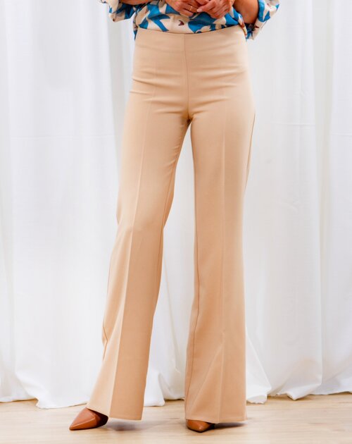 Lange broek flaired Amelia zwart  - 2