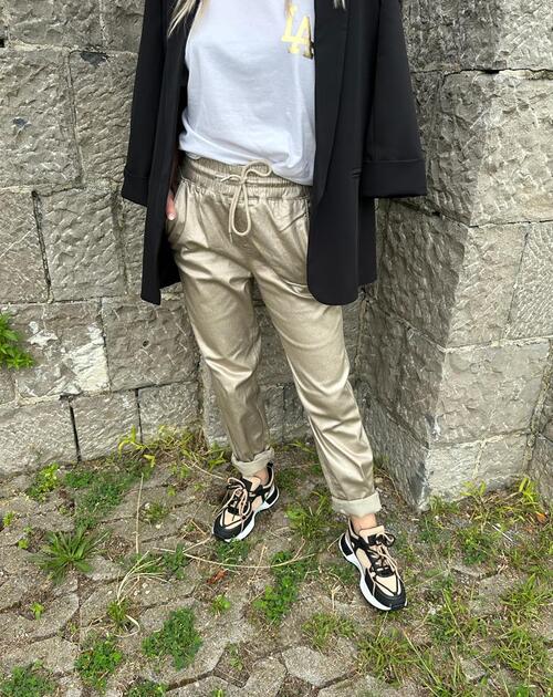 Lange broek Shari goud