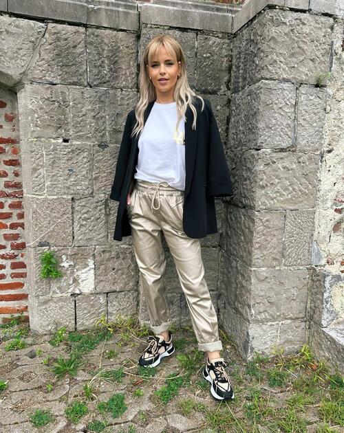 Lange broek Shari goud - 2