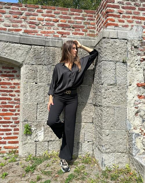 Bloes 3/4 mouw Chiara zwart - 2