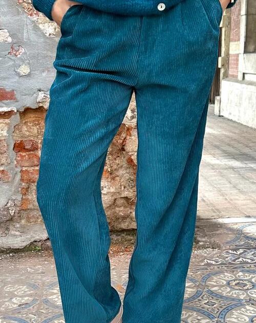 Lange broek Amara blauw