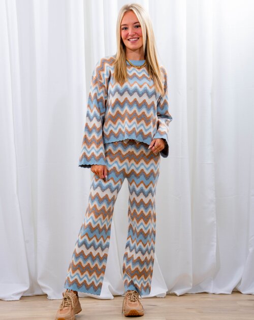Lange broek Rose blauw - 2