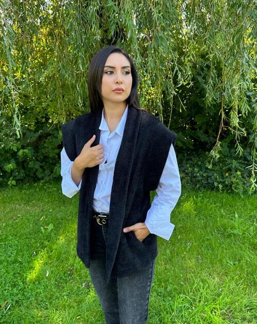 Vest Astrid blauw