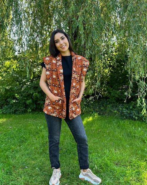 Vest Iris bruin  - 2