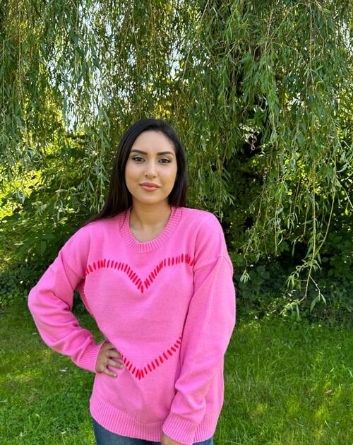 Trui Mia roze 