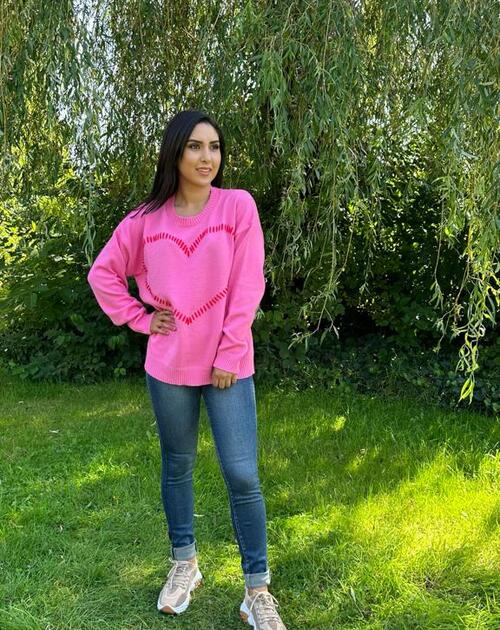 Trui Mia roze  - 2