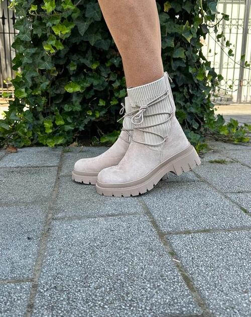 Bottine Adah beige 