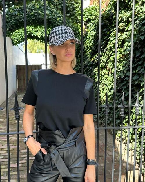 T-shirt Isabella zwart