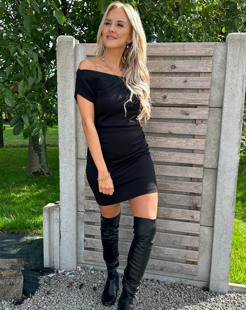 Jurk mouwloos Ottilie bruin