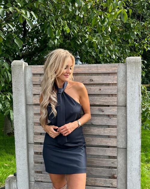 Jurk mouwloos Anastasia grijs