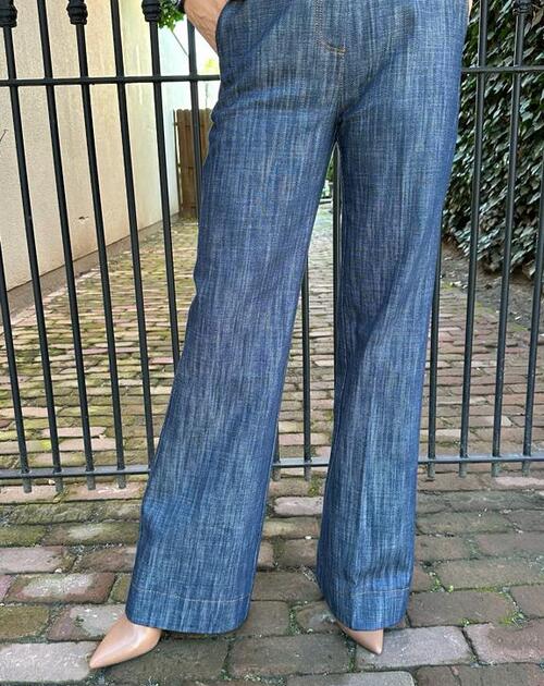 Lange broek Ellington blauw