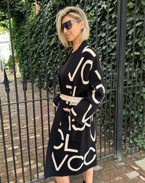 Open gilet Ula zwart - 2