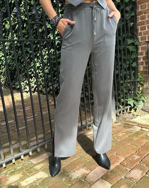 Lange broek Ronnie grijs