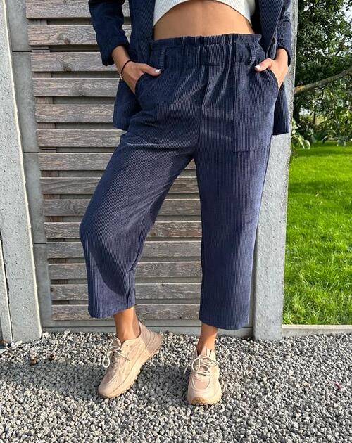 Broek Esma blauw