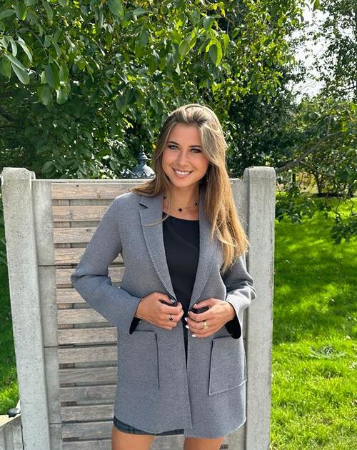 Korte mantel Tania paars