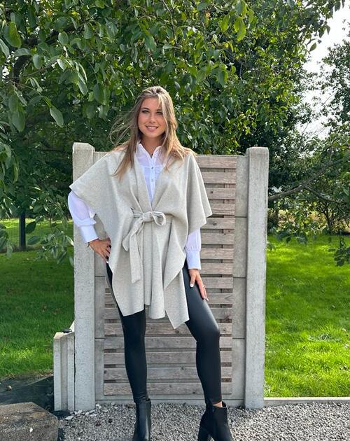 Open gilet Dunia grijs - 2