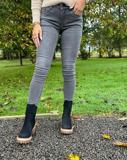 Jeans grijs Mila skinny