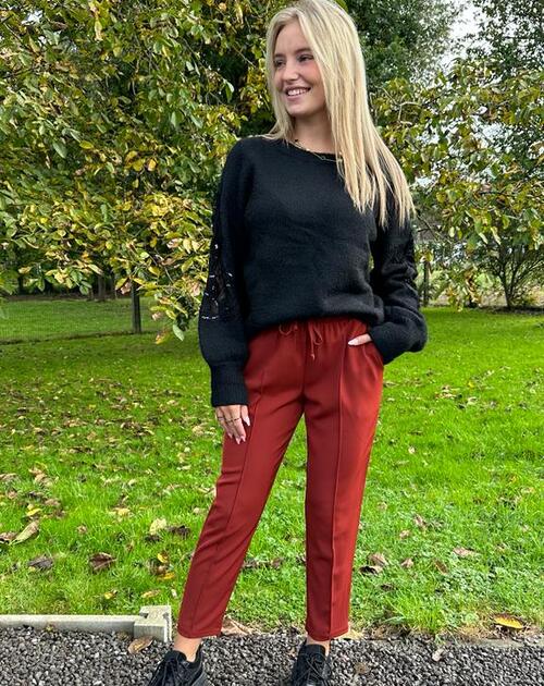 Lange broek Ilse blauw