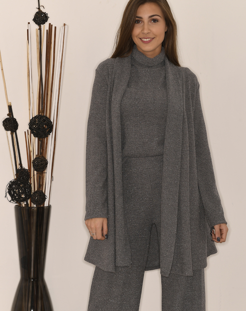 open gilet Carine grijs  - 2