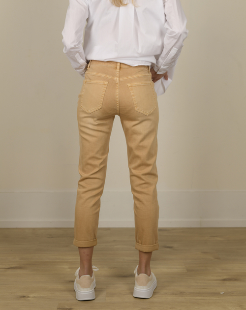 gekleurde jeans camel - 2
