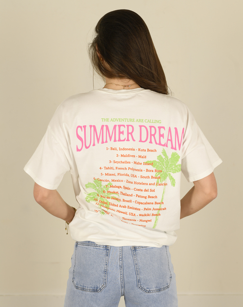 T-shirt Summerdream korte mouw beige - 2