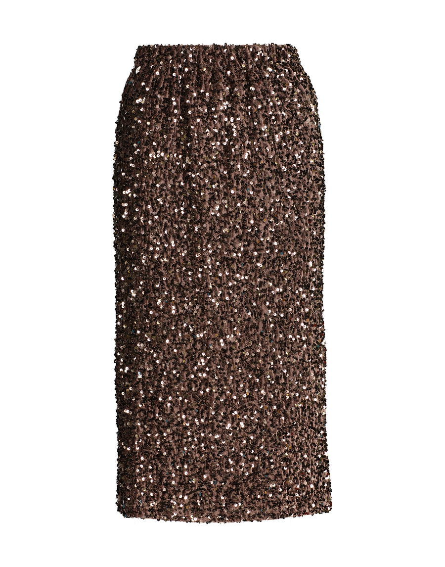 Lange rok bruin best sale