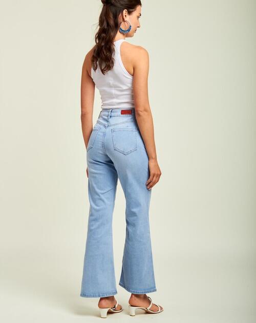 Jeans blauw midwide - 2