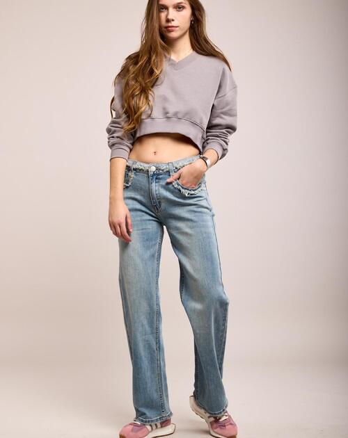 Lange broek jeans straight