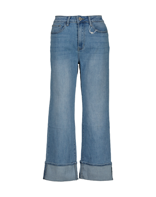 Jeans met omslag onderaan