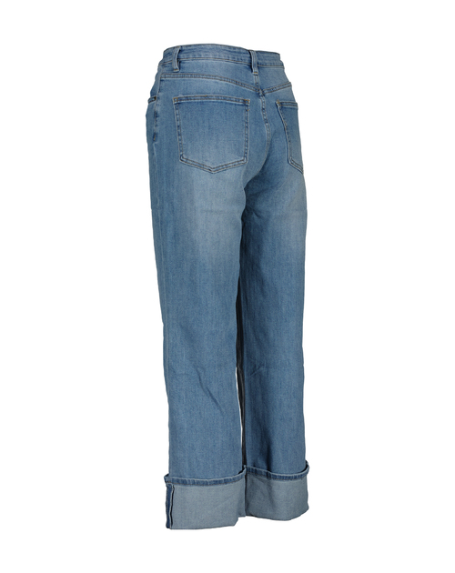 Jeans met omslag onderaan - 2