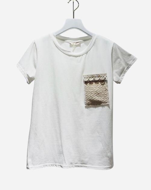 T-shirt korte mouw met borstzak