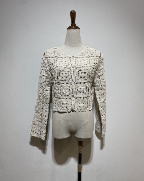 gilet met lange mouw