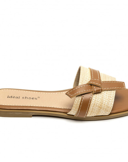 instapper beige met camel - 2