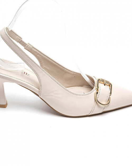 Schoen met open hiel en gesp - 2