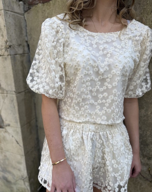 short kort met bloemen - 2
