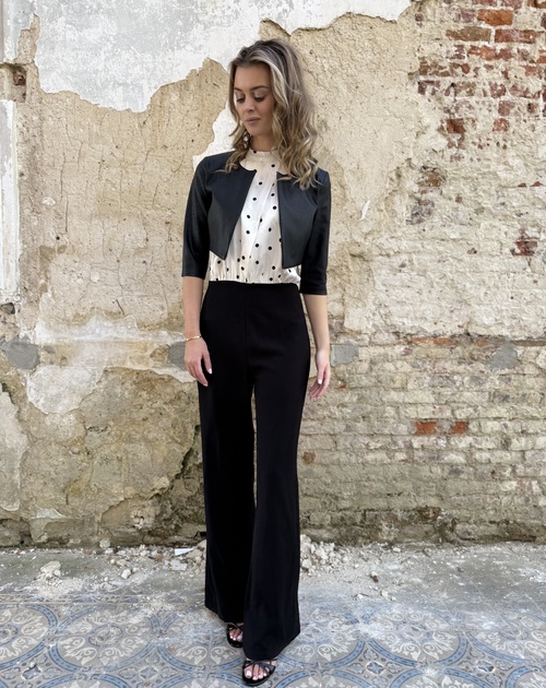 Jumpsuits met dots bovenaan