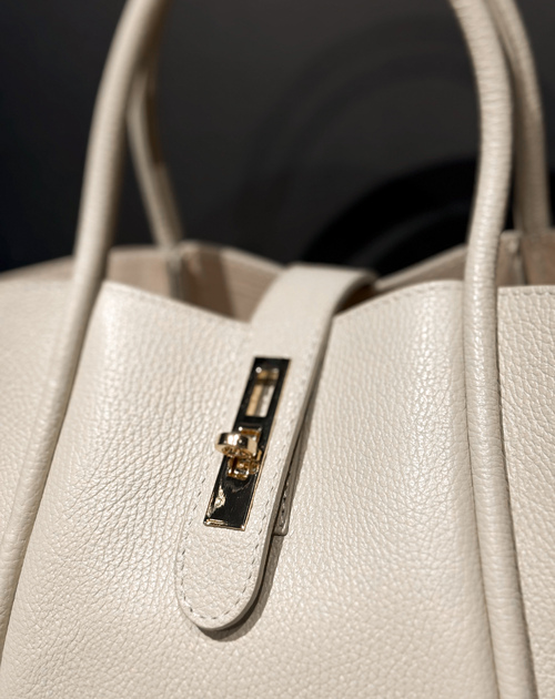 handtas leder draaislot - 2