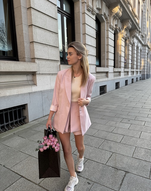 Blazer met bloem