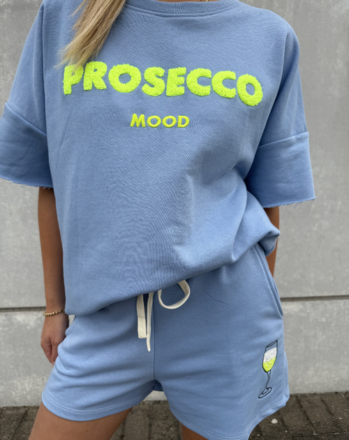 Sweater korte mouw prosecco