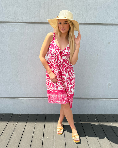 Korte playsuit zonder mouw