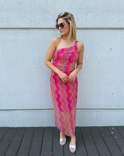 jurk one shoulder