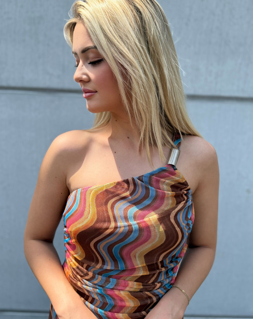 jurk one shoulder - 2