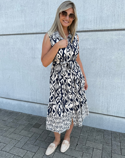 jurk print viscose