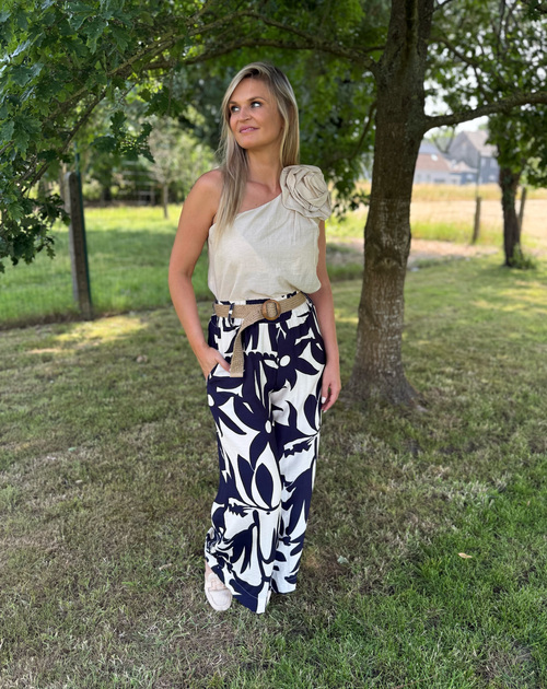 lange broek met print