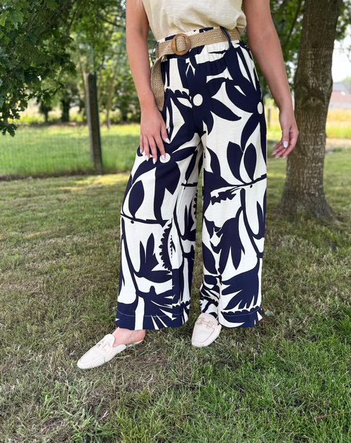 lange broek met print - 2