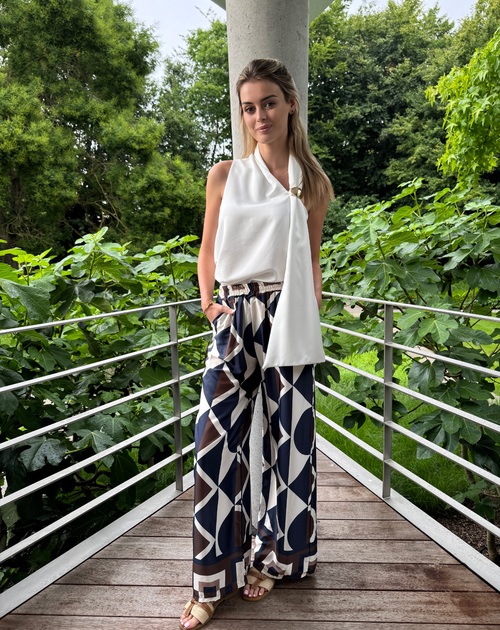lange broek met print