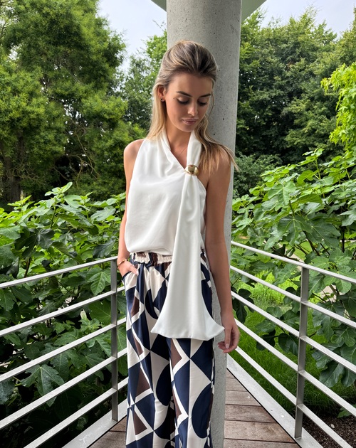 lange broek met print - 2