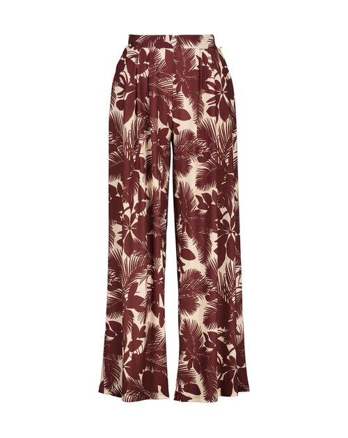 Lange broek met print bloem