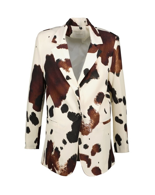 blazer met cowprint